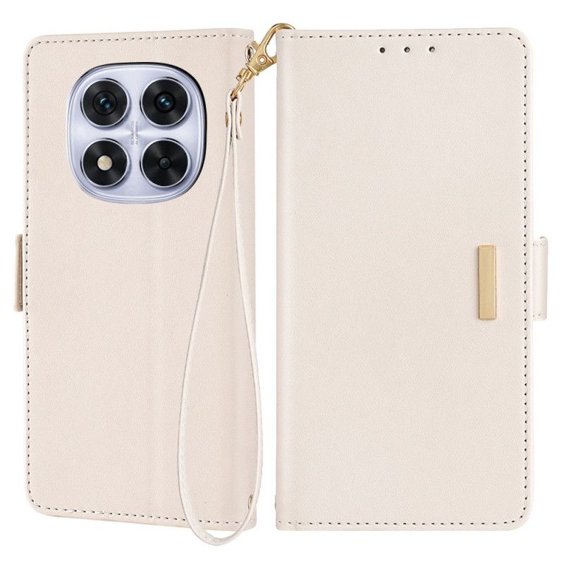 Folio Deksel Xiaomi Redmi Note 14 Pro 5g Gulllås