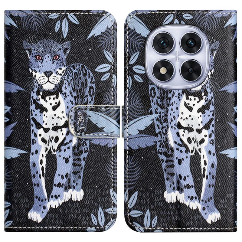 Folio Deksel Xiaomi Redmi Note 14 Pro 5g Leopardmønster