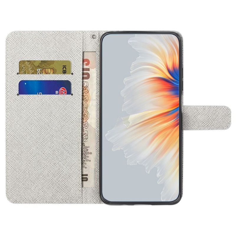 Folio Deksel Xiaomi Redmi Note 14 Pro 5g Måneblomster Beskyttelse Deksel