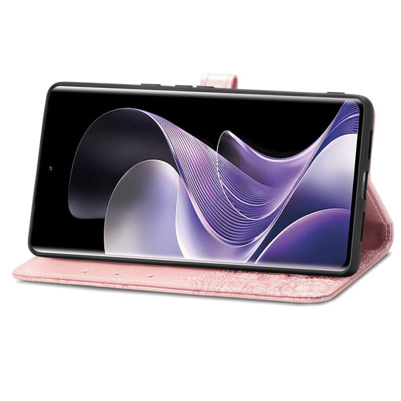 Lærdeksel Folio Deksel Xiaomi Redmi Note 14 Pro 5g Barokk Mandala