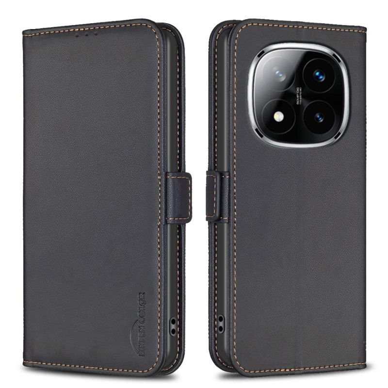 Lærdeksel Folio Deksel Xiaomi Redmi Note 14 Pro 5g Binfen-farge Læreffekt