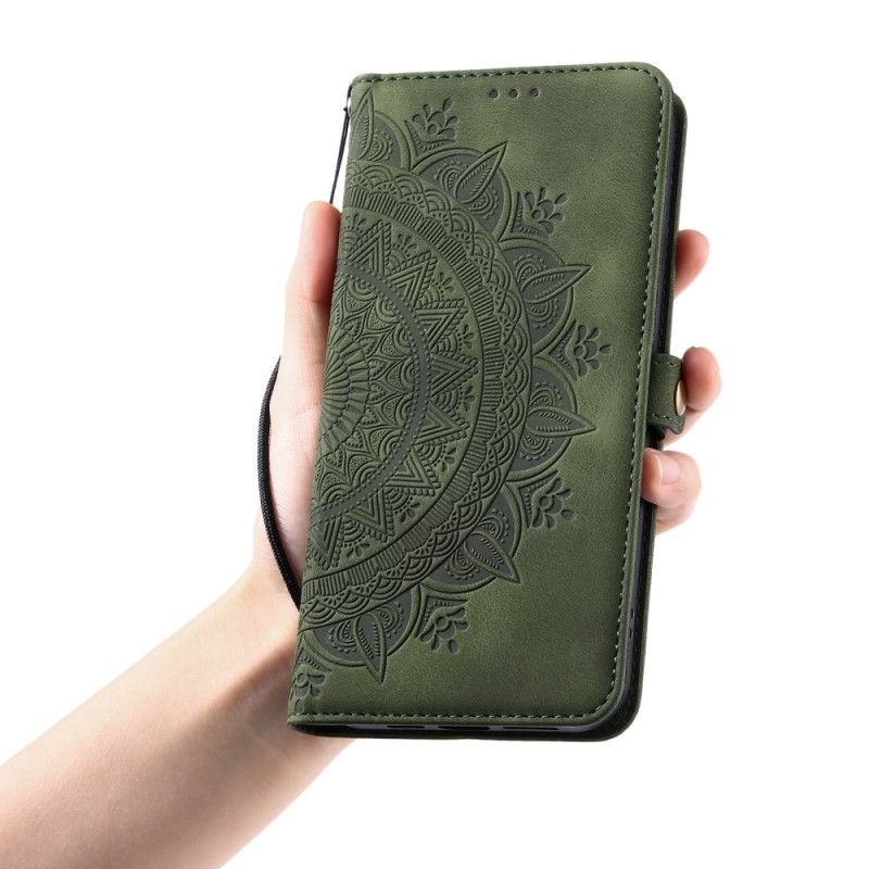 Lærdeksel Folio Deksel Xiaomi Redmi Note 14 Pro 5g Mandala Semsket Skinneffekt