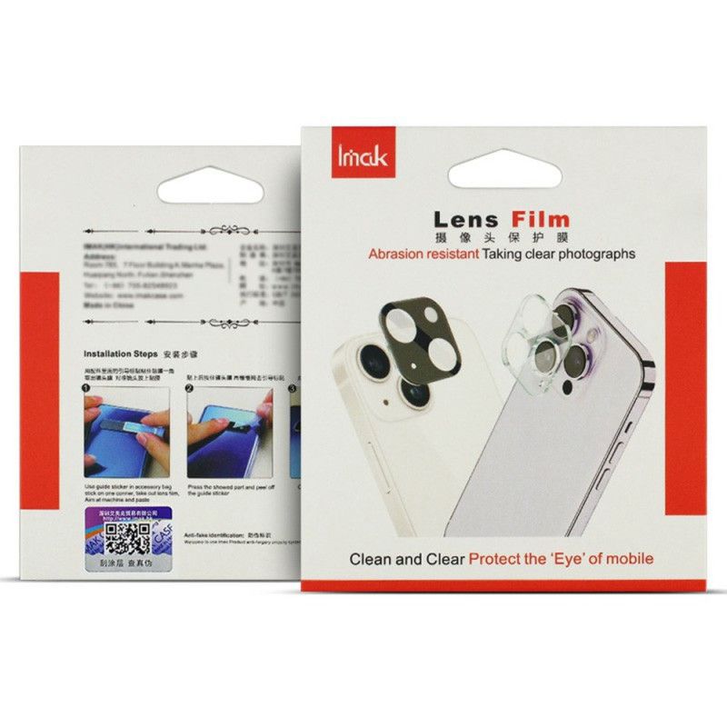 Linsebeskytter I Herdet Glass For Xiaomi Redmi Note 14 Pro 5g / Poco X7 (svart Versjon)