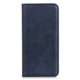 Folio Deksel Motorola Edge 50 Lærtekstur