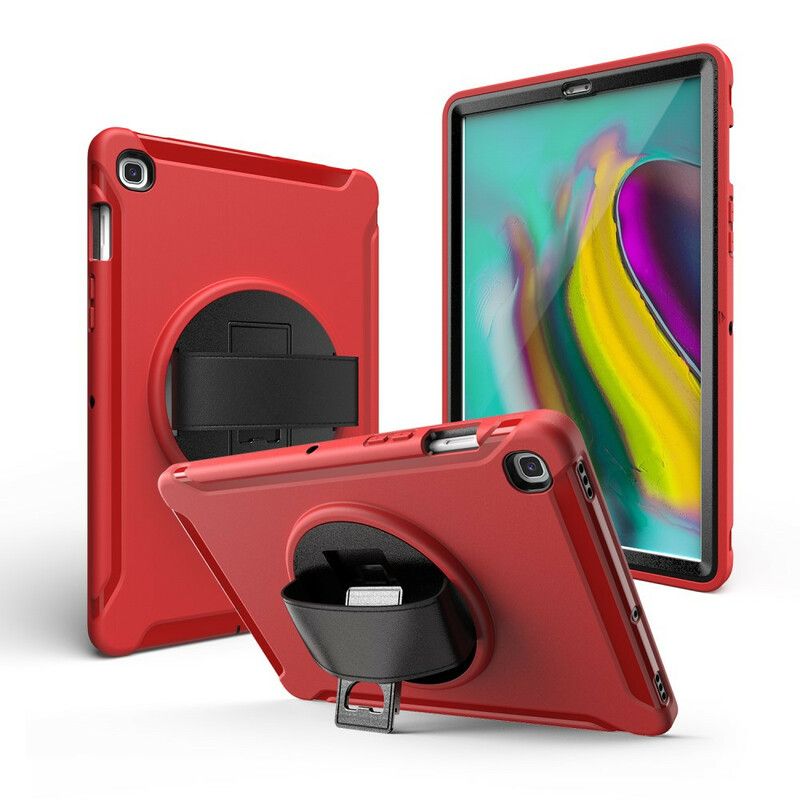 Deksel Til Samsung Galaxy Tab S5e Beskyttelse Trippel Beskyttelse Med Stropp Og Holder