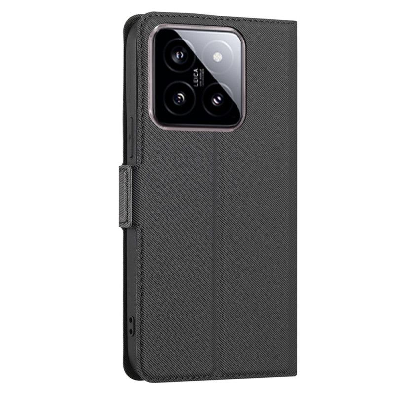 Folio Deksel Til Xiaomi 14 Ultra Fin To-tone