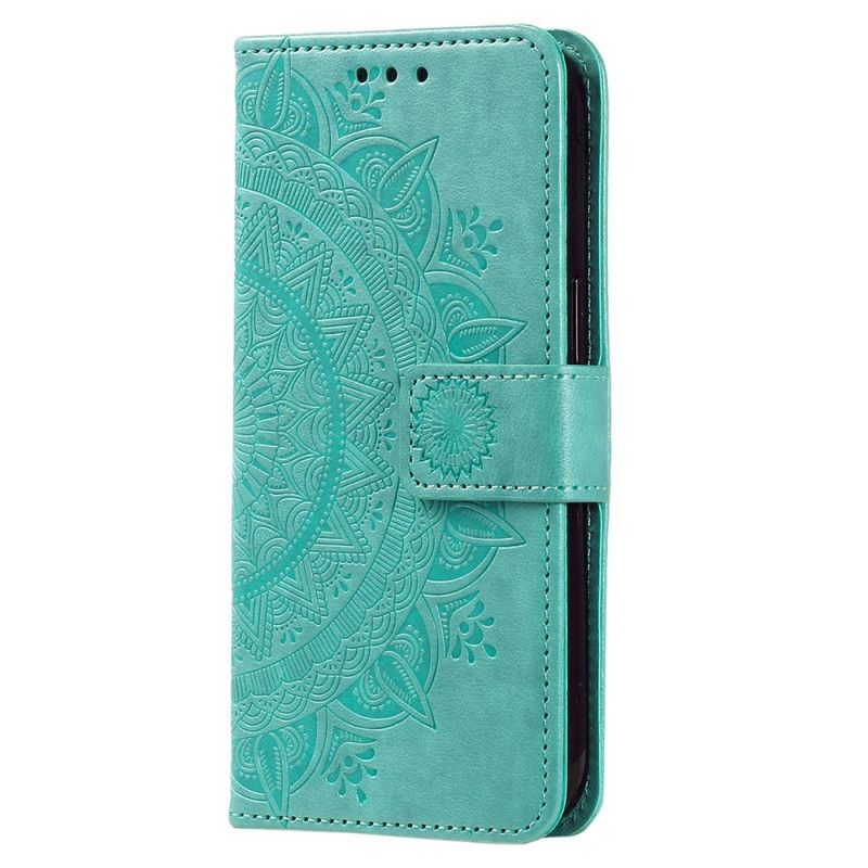 Folio Deksel Xiaomi 14 Mandala Sol Med Stropp Beskyttelse Deksel