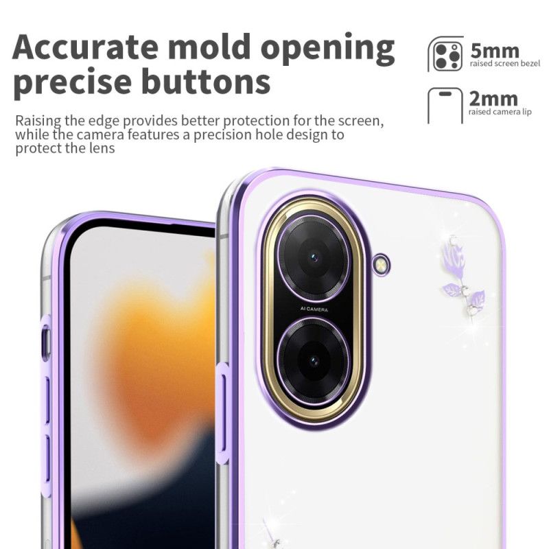 Deksel Poco C71 Mobildeksel Rhinestones