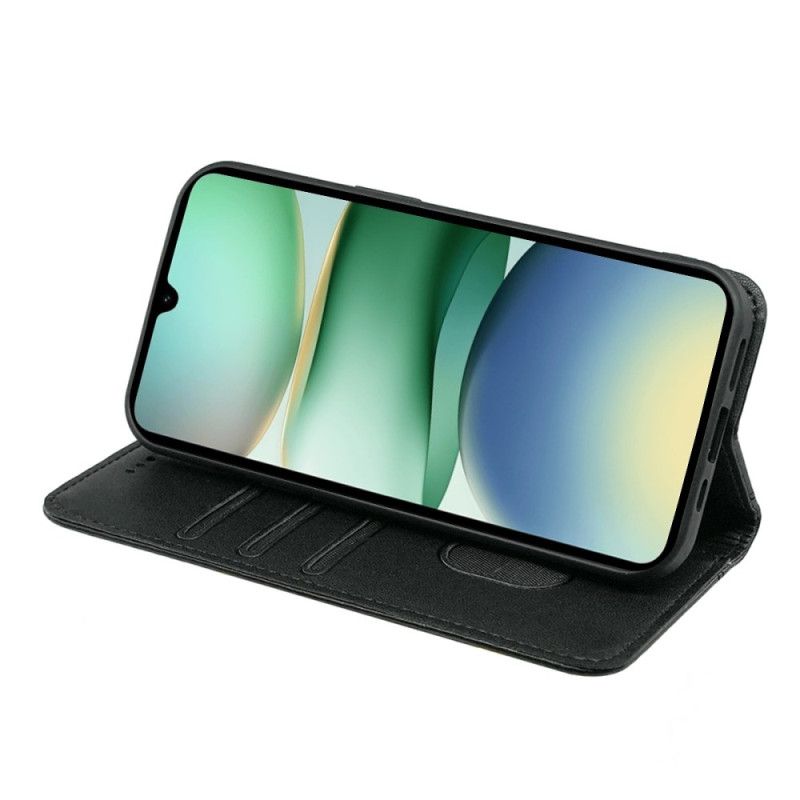 Folio Deksel Lær Poco C71 Mobildeksel Kantbånd Med Stropp