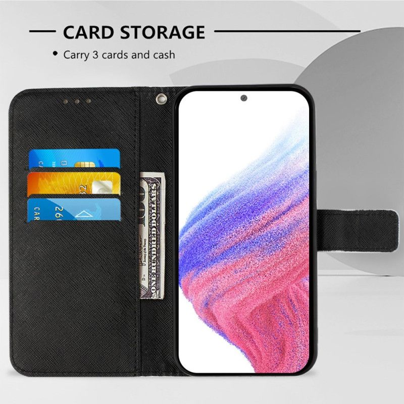 Folio Deksel Poco C71 Blomsterhodeskalle