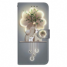 Folio Deksel Poco C71 Elefant