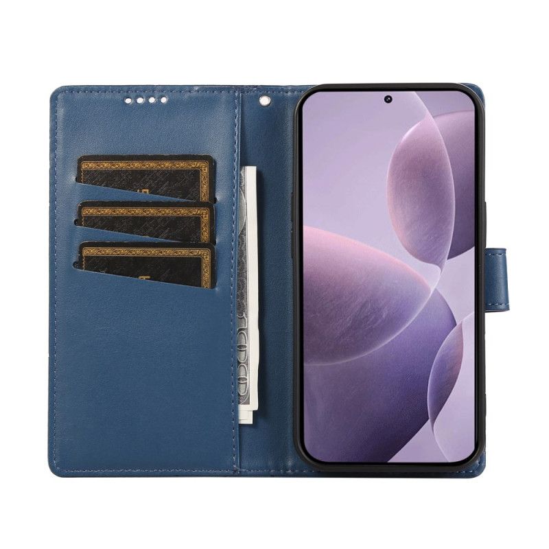 Folio Deksel Poco C71 Linjer Beskyttelse Deksel