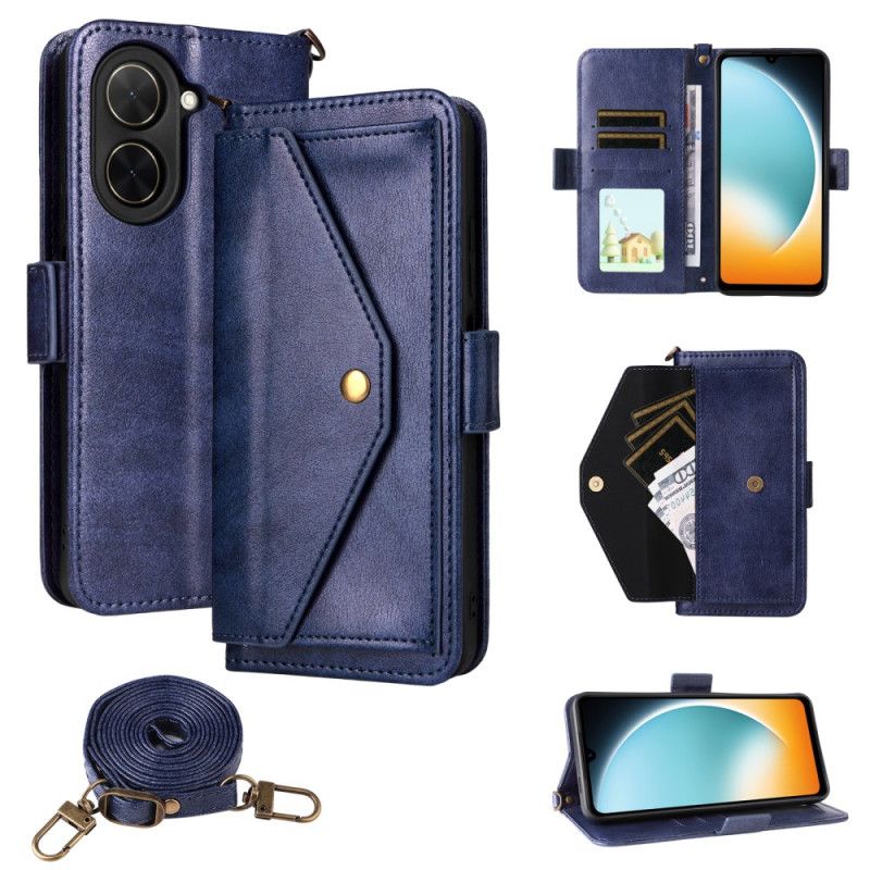 Folio Deksel Poco C71 Skulderlommebok Beskyttelse Deksel