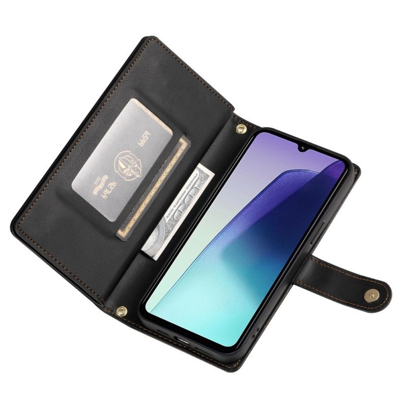 Folio Deksel Poco C71 Stropp Og Skulder Stropp