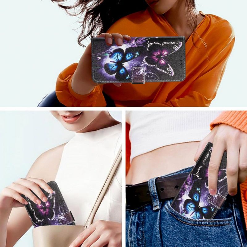 Folio Deksel Poco C71 To Sommerfugler