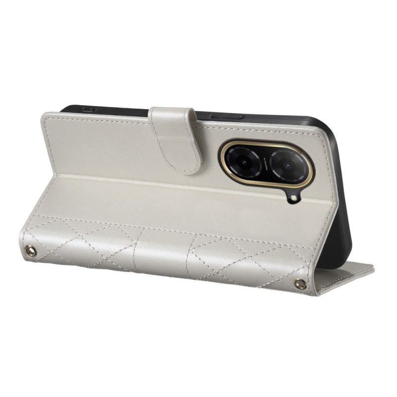 Folio Deksel Poco C71 Vattert Med Stropp Og Skulderstropp