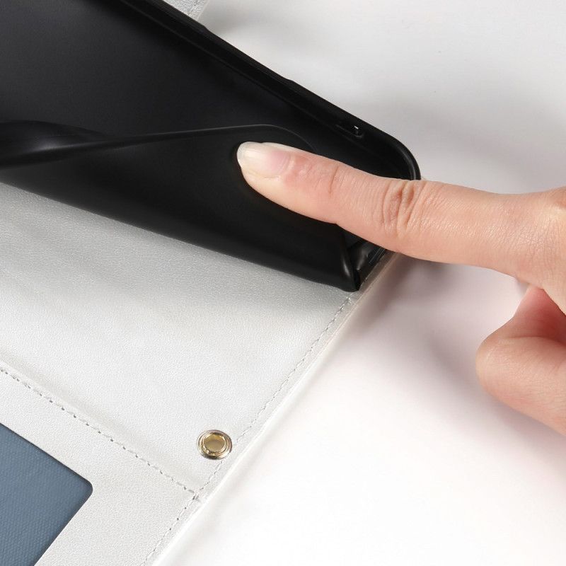 Folio Deksel Poco C71 Vattert Med Stropp Og Skulderstropp