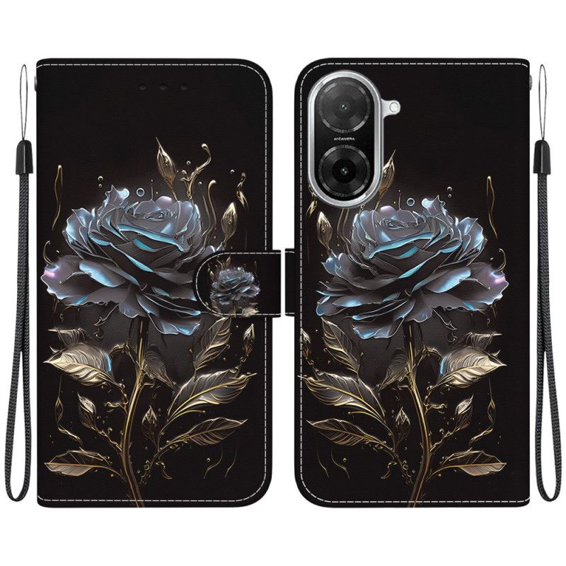 Folio Deksel Til Poco C71 Svart Rose