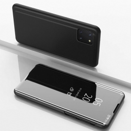 Beskyttelse Deksel Til Samsung Galaxy Note 10 Lite Speil Og Kunstskinn