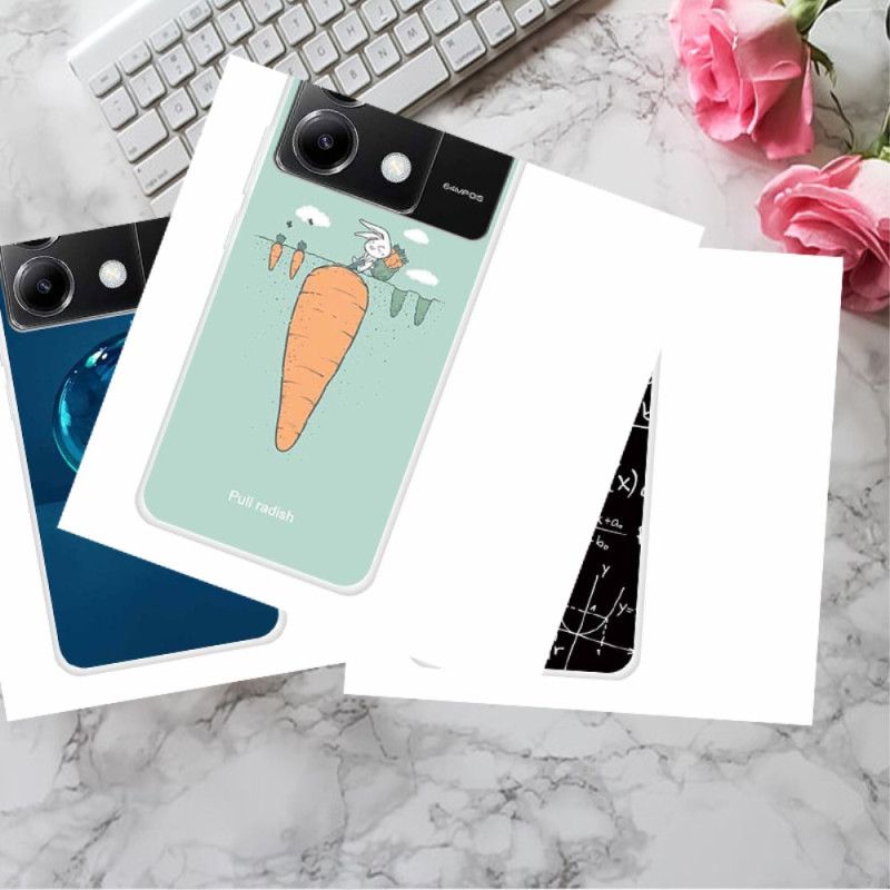 Deksel Xiaomi Redmi Note 13 Pro 5g Gulrøtter Og Kanin