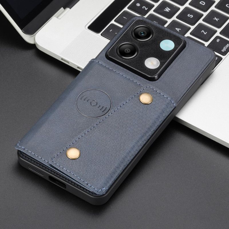 Deksel Xiaomi Redmi Note 13 Pro 5g Med Kortholderstøtte Beskyttelse Deksel