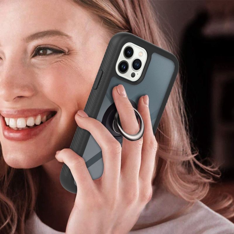 Deksel Til iPhone 14 Pro Hybrid Ringstøtte