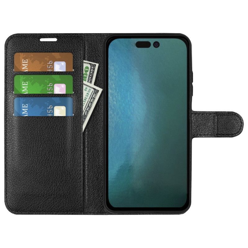 Folio Deksel Til iPhone 14 Pro Klassisk