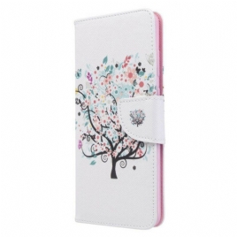 Folio Deksel Til Samsung Galaxy S20 Plus / S20 Plus 5G Blomstret Tre