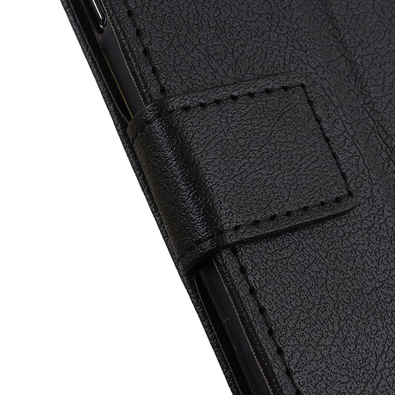Folio Deksel Til Oppo A74 4G Enkel Skinnende Effekt