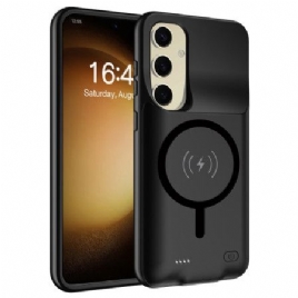 10000mah Batterideksel Til Samsung Galaxy S25. Ekstern Lader Med Magnetisk Feste