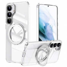 Deksel Samsung Galaxy S25 5g Magsafe-kompatibel Enkel Med Stativ