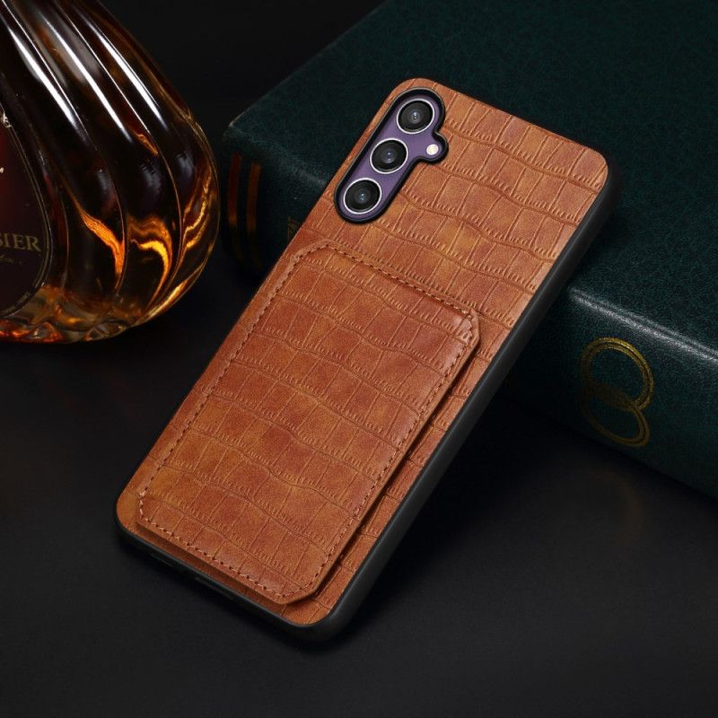 Deksel Samsung Galaxy S25 5g Mobildeksel Kortholder Med Krokodilletekstur