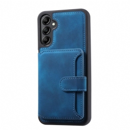 Deksel Samsung Galaxy S25 5g Mobildeksel Lommebok Med Semsket Skinneffekt