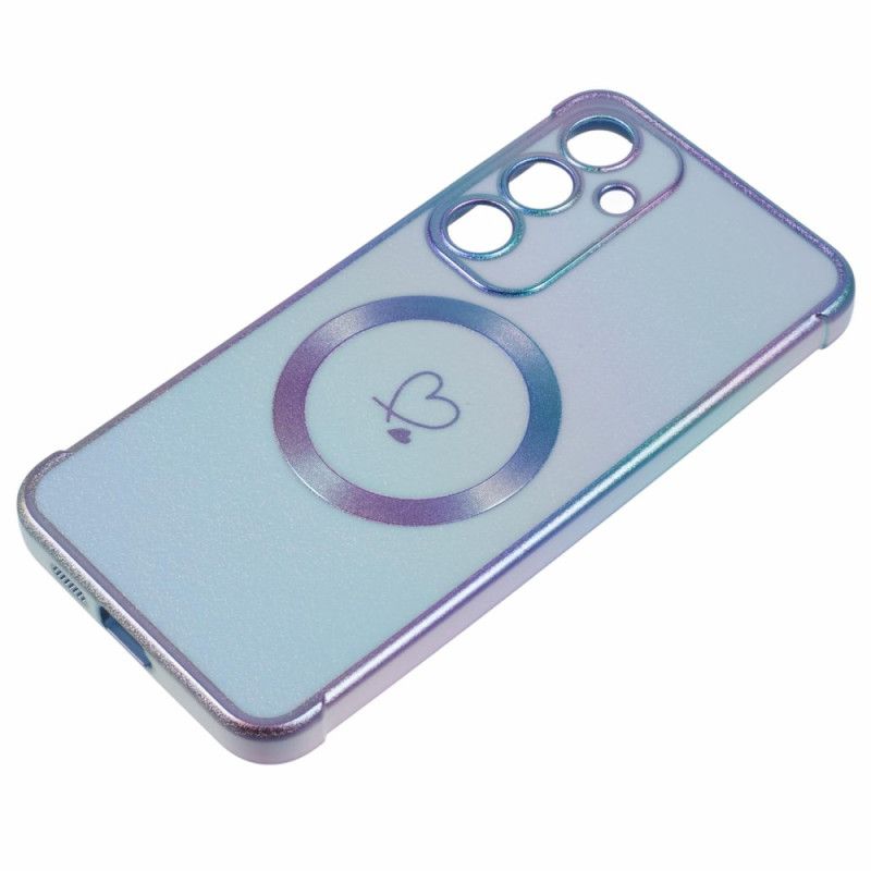 Deksel Samsung Galaxy S25 5g Mobildeksel Magnetisk Hjerte