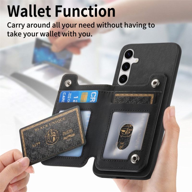 Deksel Samsung Galaxy S25 5g Mobildeksel Med Avtakbar Magnetisk Kortholder