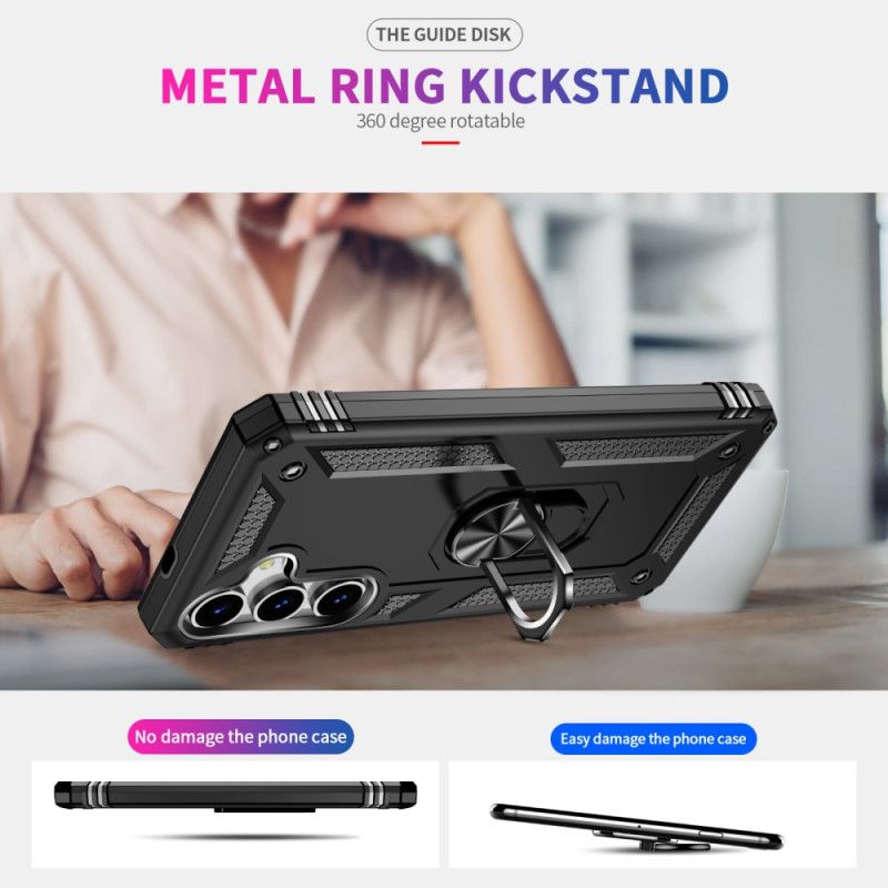 Deksel Samsung Galaxy S25 5g Mobildeksel Roterende Ringholder