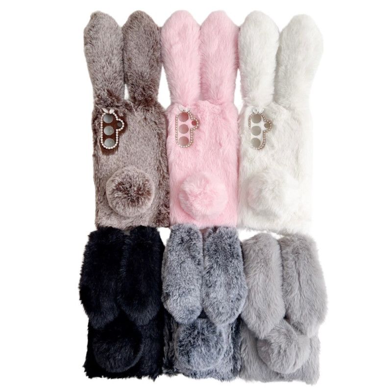 Deksel Samsung Galaxy S25 5g Plysjkanin Beskyttelse Deksel