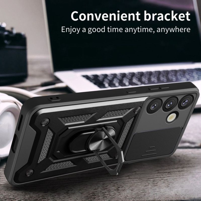 Deksel Samsung Galaxy S25 5g Skyvedeksel Og Stativ For Kamera