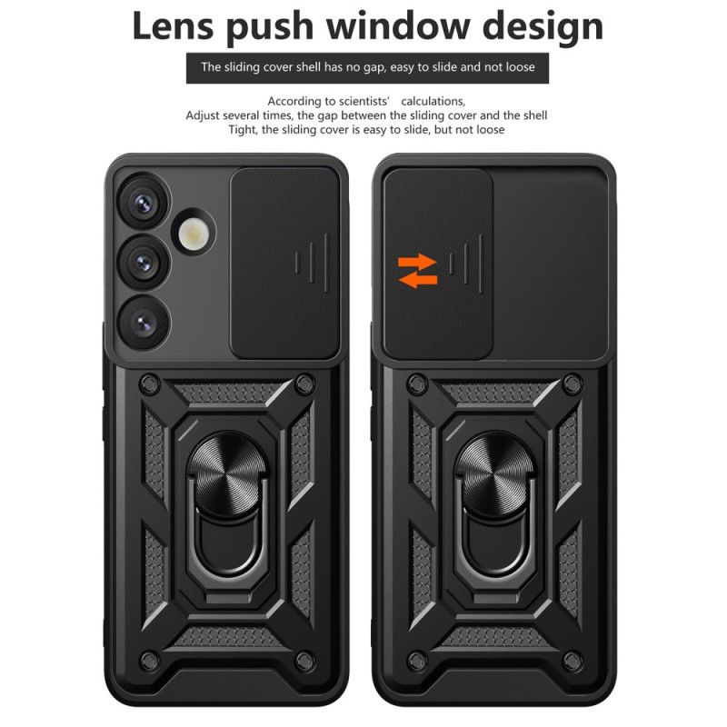 Deksel Samsung Galaxy S25 5g Skyvedeksel Og Stativ For Kamera