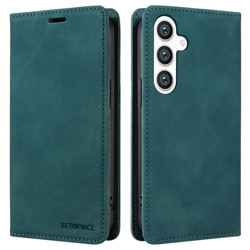 Folio Deksel Lær Samsung Galaxy S25 5g Mobildeksel Betopnice