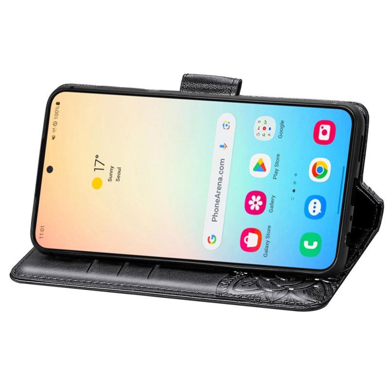 Folio Deksel Samsung Galaxy S25 5g Barokk Sommerfugl Beskyttelse Deksel