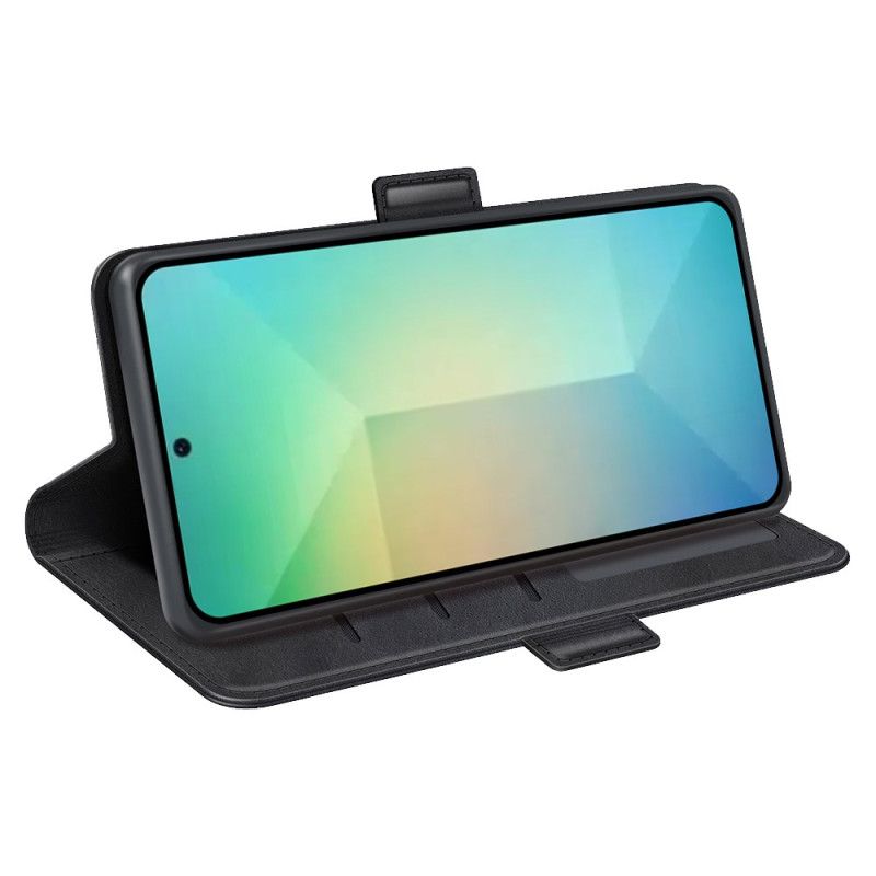 Folio Deksel Samsung Galaxy S25 5g Dobbel Lås Beskyttelse Deksel