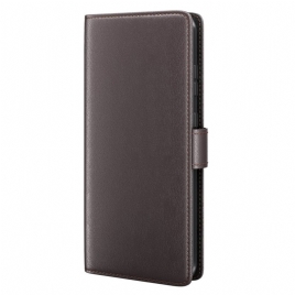 Folio Deksel Samsung Galaxy S25 5g Ekte Skinn