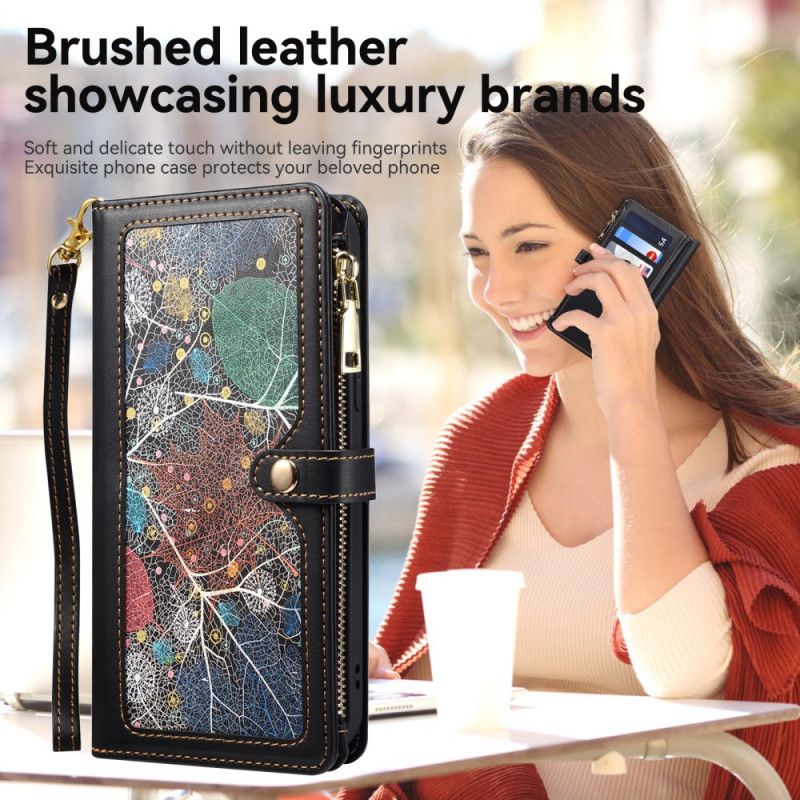 Folio Deksel Samsung Galaxy S25 5g Eseble Beskyttelse Deksel