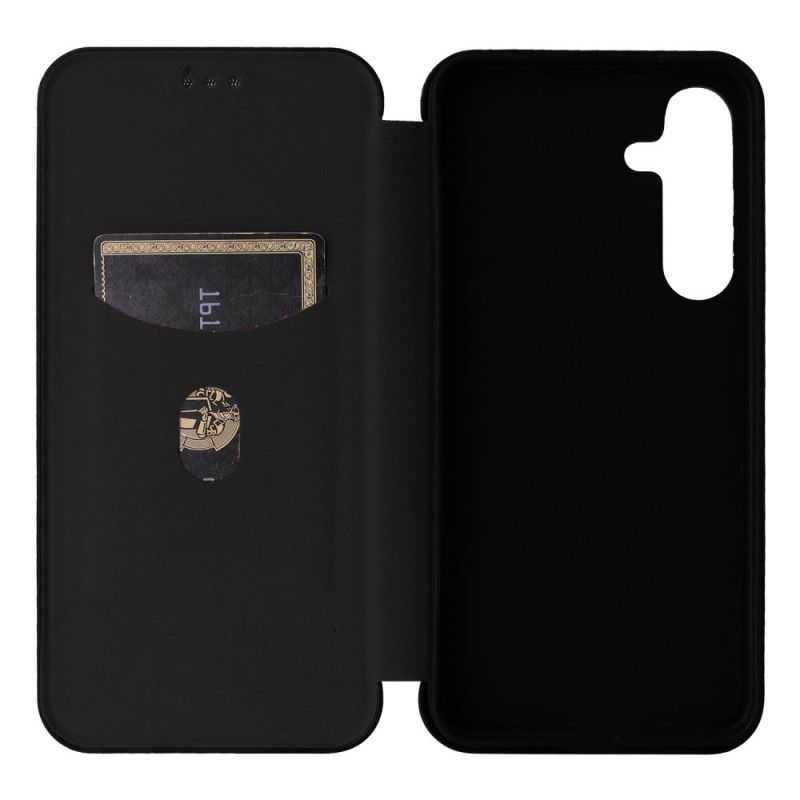 Folio Deksel Samsung Galaxy S25 5g Karbonfiber Beskyttelse Deksel