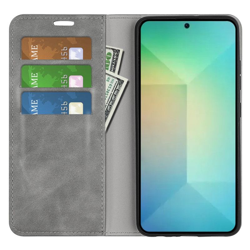 Folio Deksel Samsung Galaxy S25 5g Klassisk Kunstskinn Beskyttelse Deksel