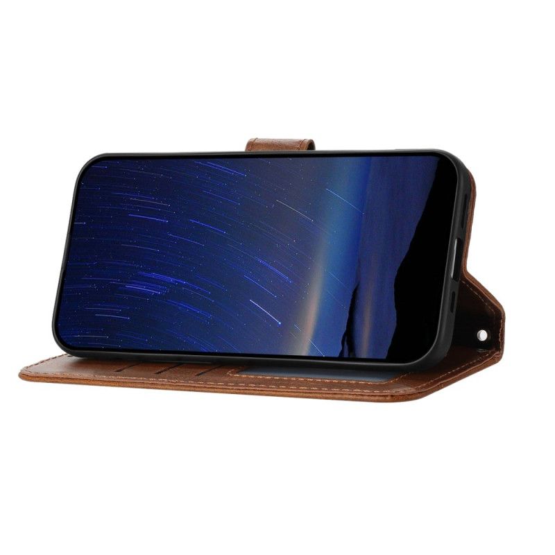 Folio Deksel Samsung Galaxy S25 5g Lomme Med Glidelås Stropp Og Skulderstropp Beskyttelse Deksel