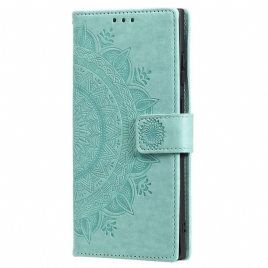 Folio Deksel Samsung Galaxy S25 5g Mandala Solsnorlommebok