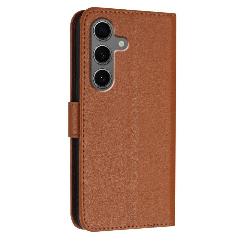 Folio Deksel Samsung Galaxy S25 5g Snor I Trekantet Mønster Beskyttelse Deksel