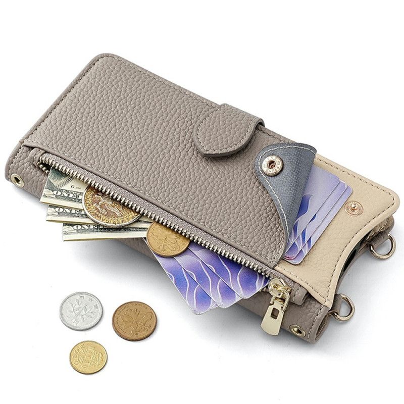 Folio Deksel Samsung Galaxy S25 5g Speil Og Kjede